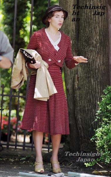 26日、怪我のため少し仕事を休んでいた女優ケイト・ウィンスレットが、TVドラマ『Mildred Pierce（原題）』の撮影に戻ってきた様子がキャッチされた。