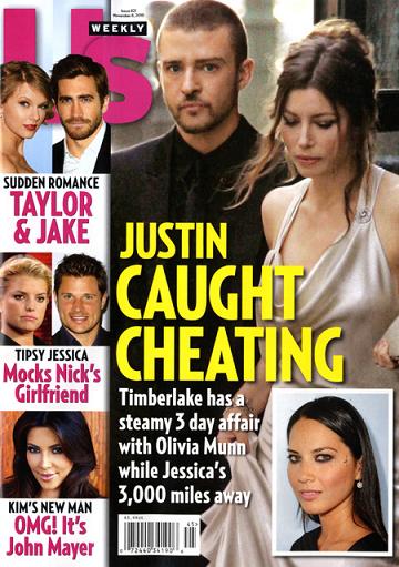 昨年10月、ジャスティン・ティンバーレイクが女優オリヴィア・マンと浮気していると報じた『Us Weekly』誌。ホントだった!?
