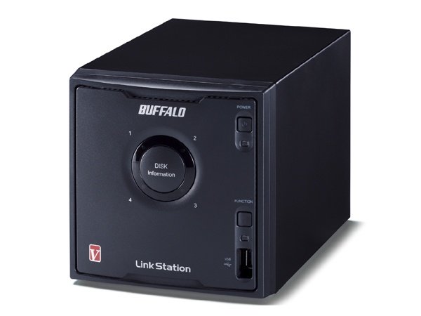 バッファロー　最大4ドライブ搭載8TB対応の高機能ネットワーク対応ハードディスクを発売
