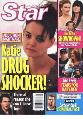 【イタすぎるセレブ達】“ケイティ・ホームズはドラッグ中毒” と書いた米芸能誌、正式謝罪。