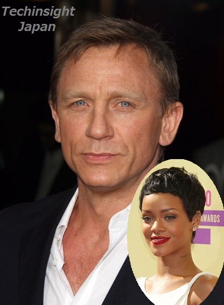 最新作『007 スカイフォール』の俳優ダニエル・クレイグ、「リアーナはボンドガール向き」と発言。