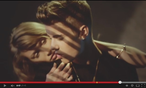 Justin Bieber - All That Matters　画像はYouTubeのスクリーンショット