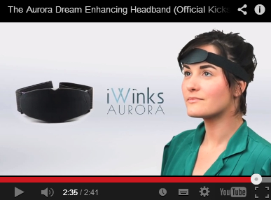 夢を自在に操ることが叶うか“IWinks”。画像はYouTubeのスクリーンショット