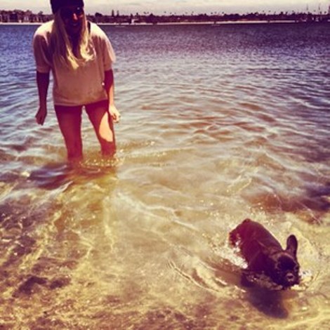 愛犬アジアちゃんを溺愛しているレディー・ガガ　（画像はinstagram.com/ladygagaより）
