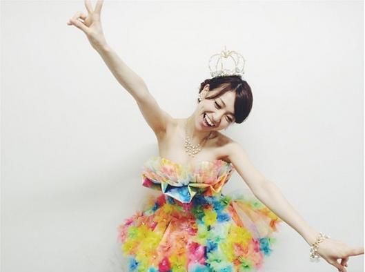 AKB48卒業コンサート後の大島優子　（画像はinstagram.com/maricollet3より）