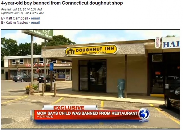 【米国発！Breaking News】ドーナツ店の肥満の店員、妊娠中かと4歳男児に聞かれて「出ていけ」！（コネチカット州）