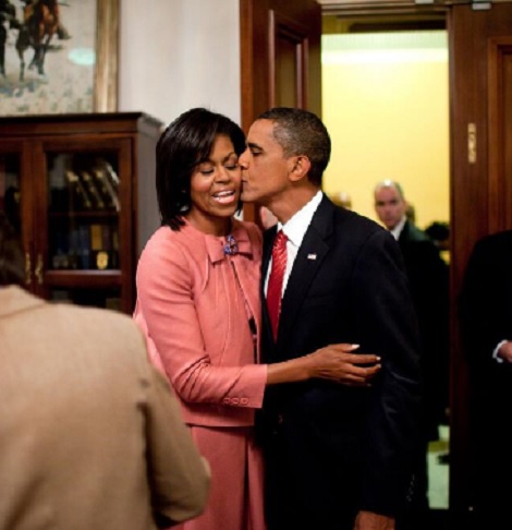 初デートを語ったオバマ夫妻　（画像はtwitter.com/BarackObamaより）