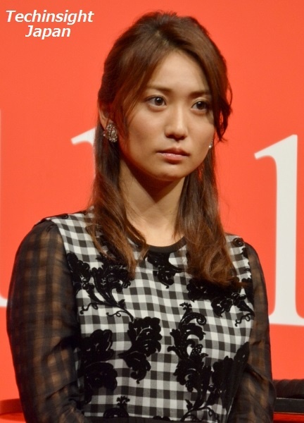 女優・大島優子として厳しい表情を見せることも。映画『紙の月』完成報告会見にて