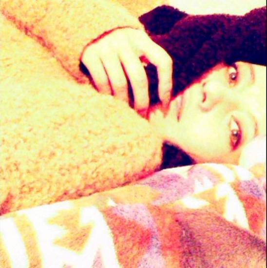 森カンナの部屋で勝手に寝るベッキー。（画像はinstagram.com/becky_dayoより）