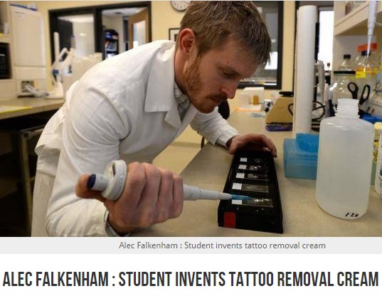 【海外発！Breaking News】タトゥーはクリームを塗って消す時代に。リムーバー商品化まであと一歩。（カナダ）