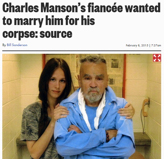 【海外発！Breaking News】“連続殺人鬼”チャールズ・マンソン、意外な理由から獄中婚約を解消。