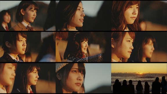 『Green Flash』MVで夕陽を見つめるAKB48メンバーたち