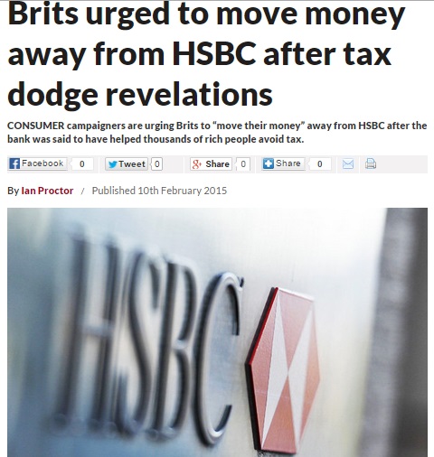 【海外発！Breaking News】英金融大手「HSBC」、14.1兆円の資産隠しで脱税をほう助か。
