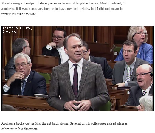 カナダ下院議員、重要な決議を意外な理由で退席（画像はnpr.orgのスクリーンショット）