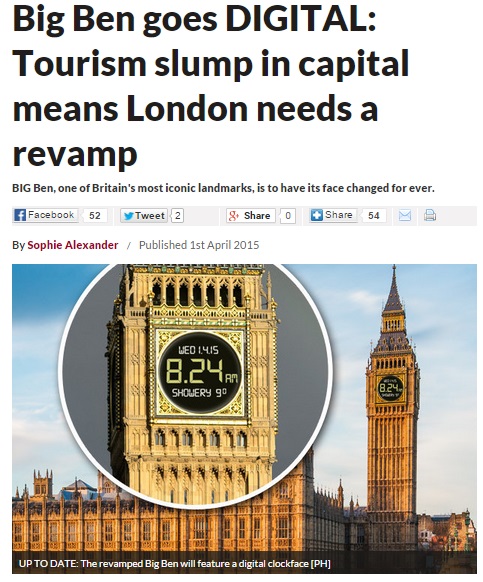 【海外発！Breaking News】英国が誇る美しい時計台「ビッグ・ベン」、なんとデジタル表示へ…!?
