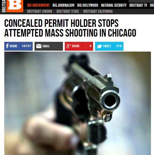 【海外発！Breaking News】シカゴであわや銃乱射事件。気づいたタクシードライバーが男に発砲して阻止！