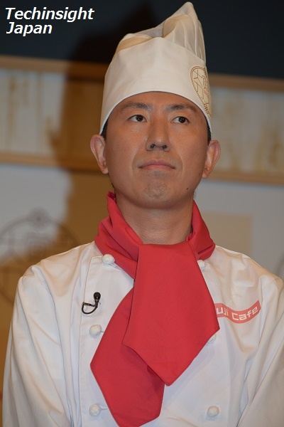『大覚寺カフェ』ではシェフを務める、福田充徳