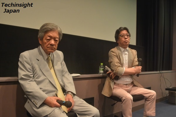 戦後70年の日本について改めて考えさせられるトークを繰り広げた　田原総一朗と小林よしのり