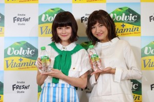 『Volvic+Vitamin特別トークショー』でemmaと宮澤佐江が初共演