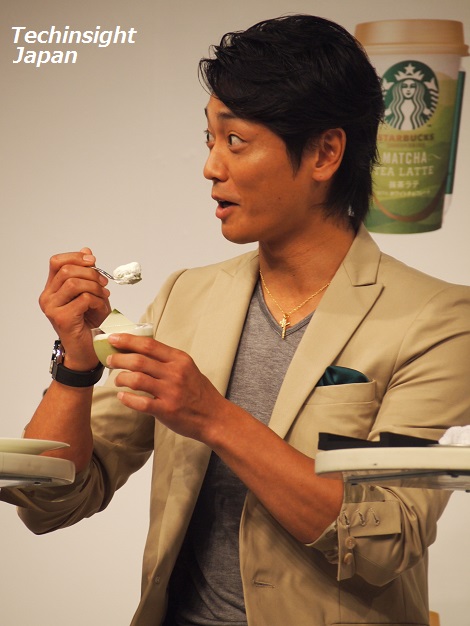 有吉選手の「半端ない」という食レポを聞いて、抹茶ラテプリンを選んだ永井大