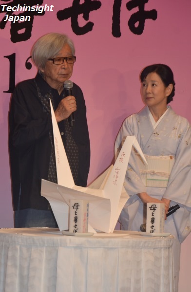 長崎平和祈念式典にも参加した　山田洋次監督と吉永小百合