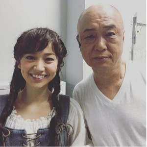 大島優子と田山涼成（画像は『大島優子 Instagram』より）