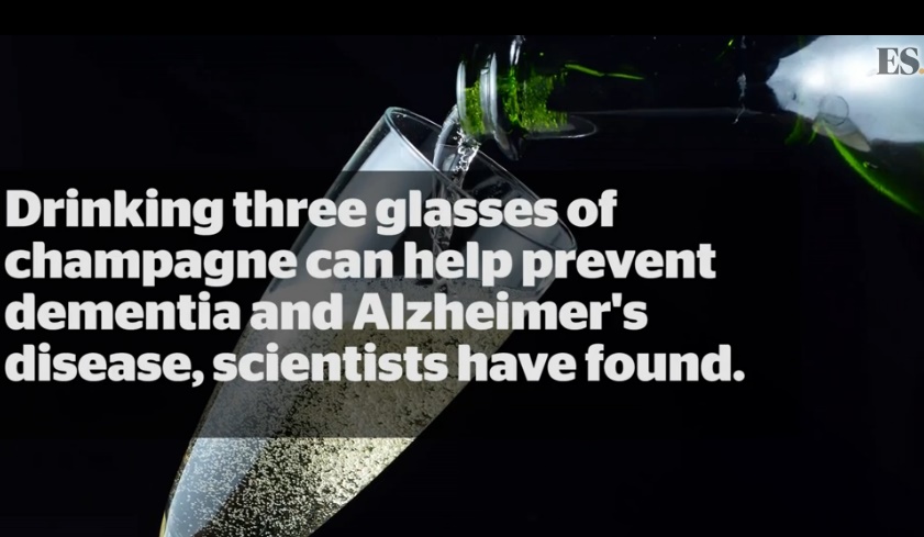 【海外発！Breaking News】週グラス3杯のシャンパンで認知症を予防できる!?　英科学者が発表。