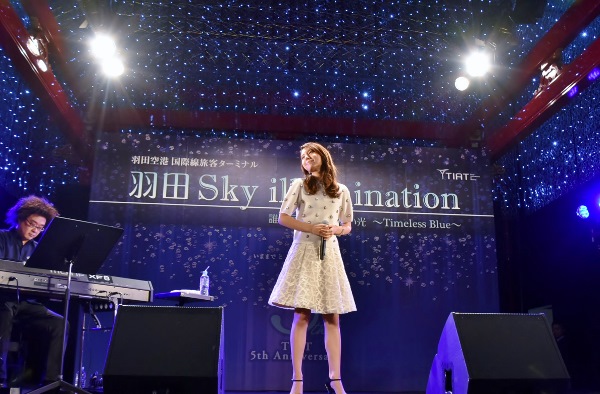 【エンタがビタミン♪】May J.「操縦士になった気分」小野リサと世界最大級TIAT点灯式に登場。