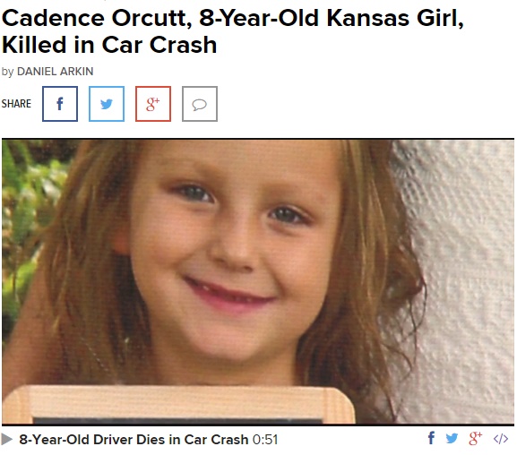8歳少女、祖父が「いいよ」で運転して事故死（画像はnbcnews.comのスクリーンショット）
