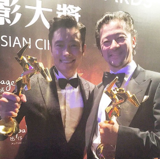 アジア・フィルム・アワードで栄冠を獲得！（出典：https://www.instagram.com/tadanobu_asano）
