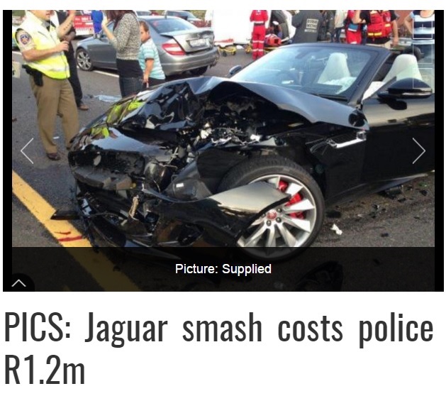 【海外発！Breaking News】ジャガーに激突　急ブレーキをかけた警察官、870万円の支払い命令（南ア）
