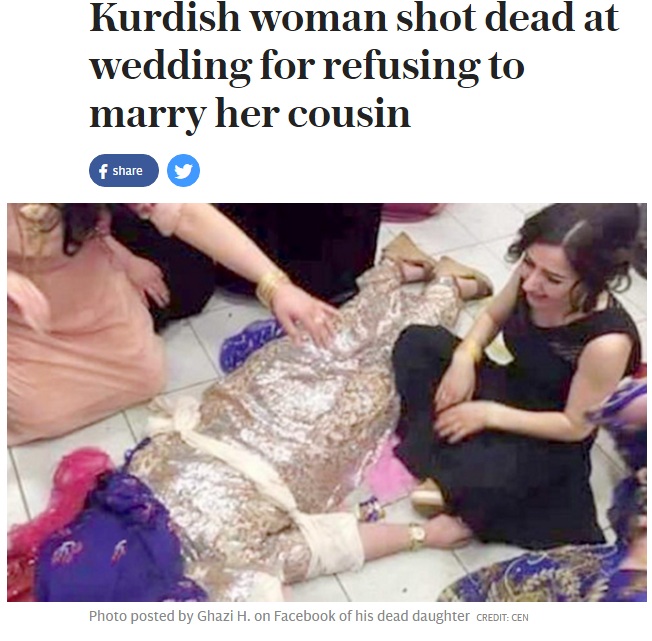 従兄に殺害された21歳の女性（出典：http://www.telegraph.co.uk）
