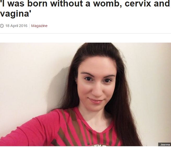 生まれつき女性器を持たずに生まれて来たギリシャの女性（出典：http://www.bbc.com）