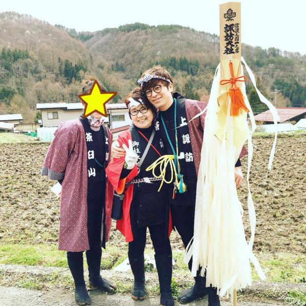 藤森慎吾と家族（出典：https://www.instagram.com/charamegane0317）