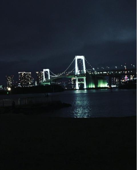 小林香菜が投稿したお台場の夜景（出典：https://www.instagram.com/kanaful）