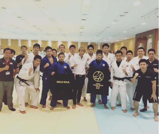 リオ五輪日本代表、国内合宿を終えて（出典：https://www.instagram.com/takato.judo）