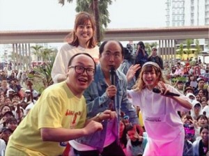 トレンディエンジェルと菊地亜美、大川藍（出典：https://www.instagram.com/amikikuchi0905）
