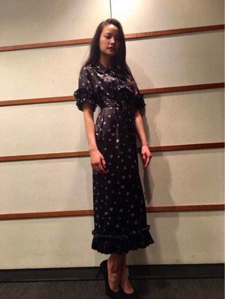 『STAR SAND −星砂物語−』記者発表での織田梨沙（出典：https://www.instagram.com/oda_lisa_official）