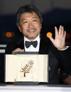 カンヌ国際映画祭でパルムドールを受賞した是枝裕和監督　（C）2018『万引き家族』 製作委員会