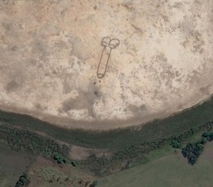 ビクトリア州マルクルヒルにある陰茎の地上絵（画像は『Google Maps　（C）2018DigitalGlobe　（C）2018 Google」』のスクリーンショット）