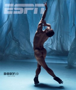 『ESPN The Magazine』に登場したアダム（画像は『Adam Rippon　2018年6月25日付Instagram「Getting to shoot ESPN’s Body Issue was amazing, but being one of their covers is so awesome, unreal, and honestly WTFFFF!!!」』のスクリーンショット）