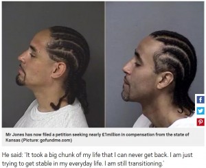 ヘアアレンジまでそっくりな2人（画像は『Metro　2018年9月1日付「Innocent man demands ￡1m compensation after spending 17 years jailed for lookalike’s crime」（Picture: gofundme.com）』のスクリーンショット）