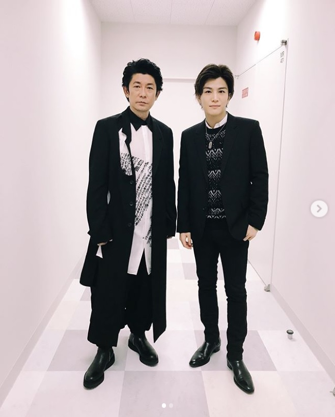 「いい男が二人も」とファン歓喜（画像は『永瀬正敏 Masatoshi Nagase　2018年11月19日付Instagram「“久しぶり!!”～from M.Nagase.」』のスクリーンショット）