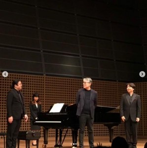 『松本隆 現代語訳によるシューベルト歌曲集「白鳥の歌」』京都コンサート（画像は『Takashi Matsumoto　2018年11月23日付Instagram「白鳥の歌のコンサートが無事に終わった。」』のスクリーンショット）