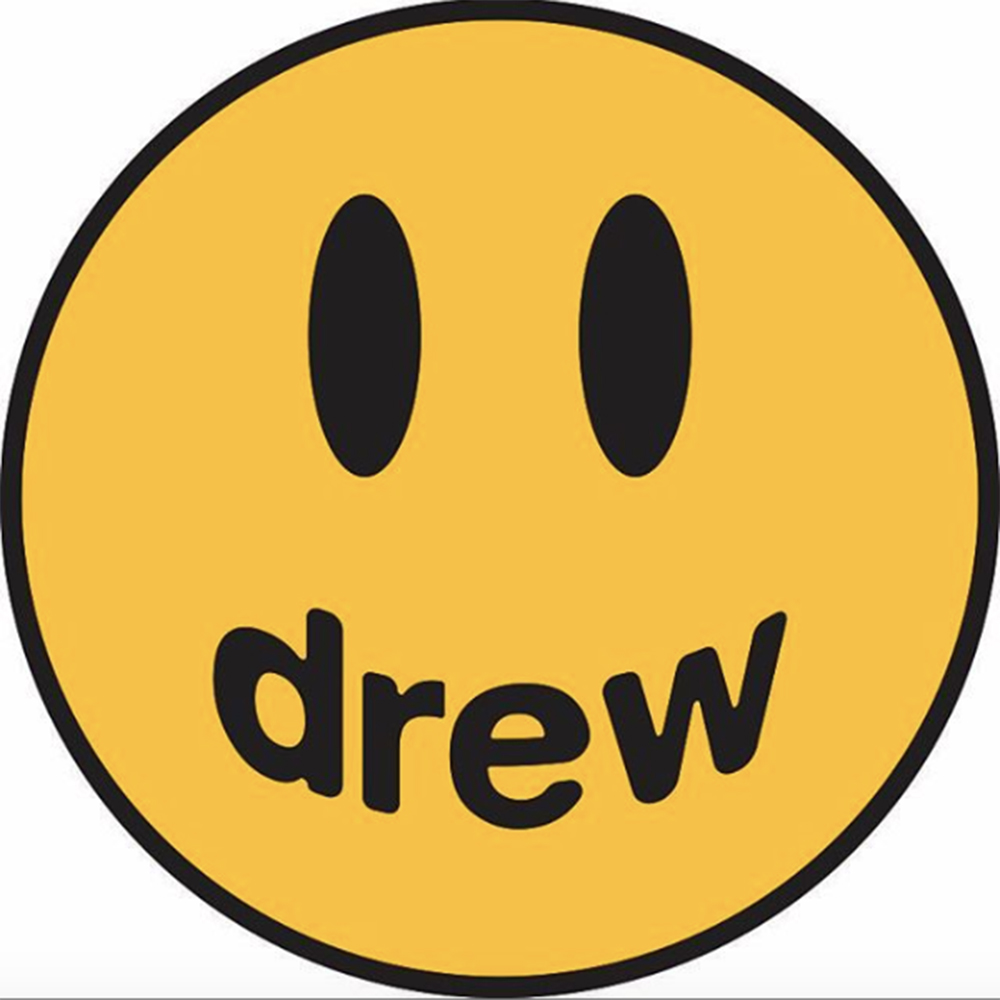 アパレルブランド「Drew House」のロゴマーク（画像は『Drew House　2018年11月16日付Instagram「＃drewhouse」』のスクリーンショット）