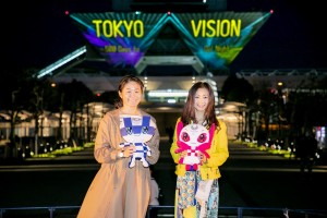 「TOKYO VISION ～500 Days to Go! Night～」オープニングセレモニーに登場した澤穂希さんと倉木麻衣