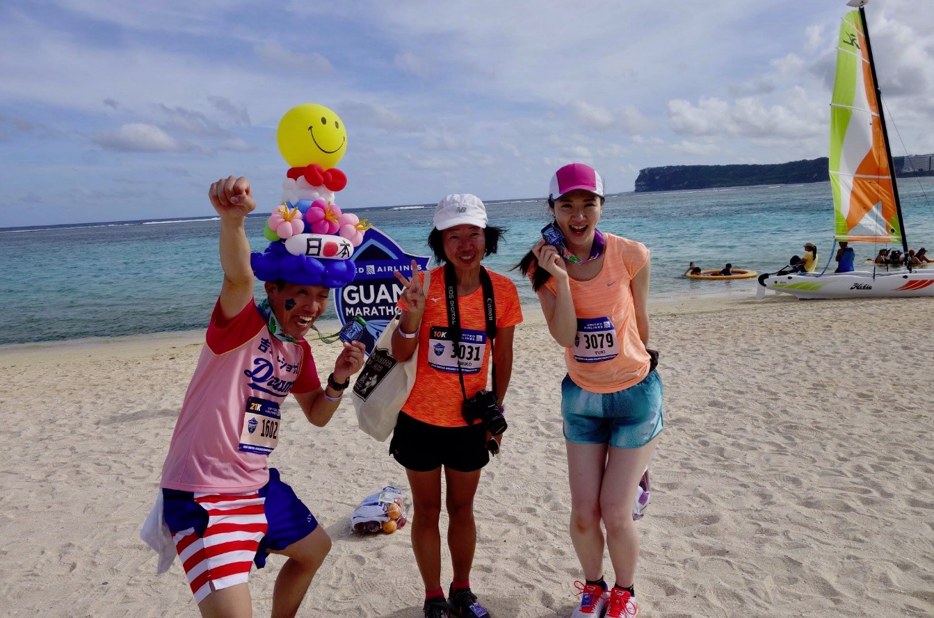 吉本ランナーズが参加（画像は『Guam Visitors Bureau　2019年4月13日付Facebook「United Guam Marathon 2019」』のスクリーンショット）
