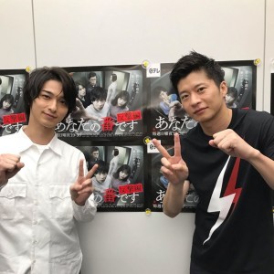 「今日は電波ジャックです!!」と意気込む横浜流星と田中圭（画像は『【公式】あなたの番です　2019年9月6日付Instagram「皆さま、おはようございます」』のスクリーンショット）