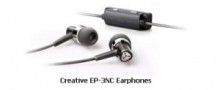 外部ノイズを最大約９０％低減するイヤホンCreative EP-3NC発売