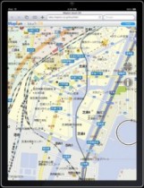 マピオン iPad向け地図サービス『マピオンタッチ デラックス』を提供開始